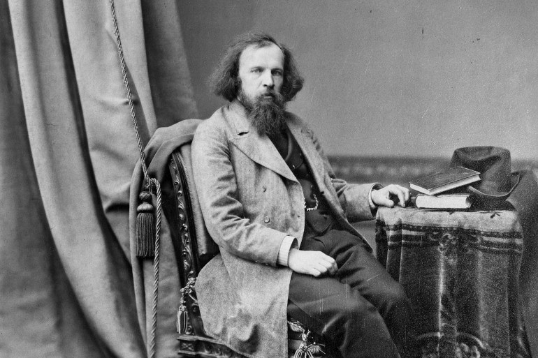 Dmitri Mendeleev, Russian chemist, c1880-c1882. One of the greatest figures in the history of chemistry, Mendeleev (1834-1907) was responsible for formulating the first version of the Periodic Table of the Elements. Found in the collection of the Museum o (Photo by Fine Art Images/Heritage Images/Getty Images)
