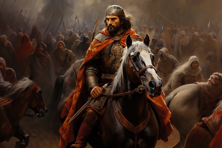 Vahan Byzantine commander IN Battle of the Yarmuk aljazeera/ midjourny